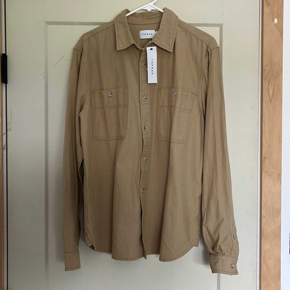 Topman long sleeve oversized button down